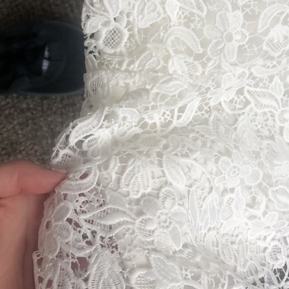 White lace halter dress - Karina Grimaldi XS - Picture 5 of 7